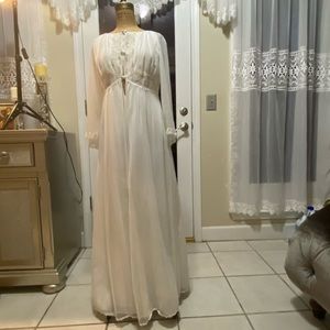 Two Pieces wedding Nightgown